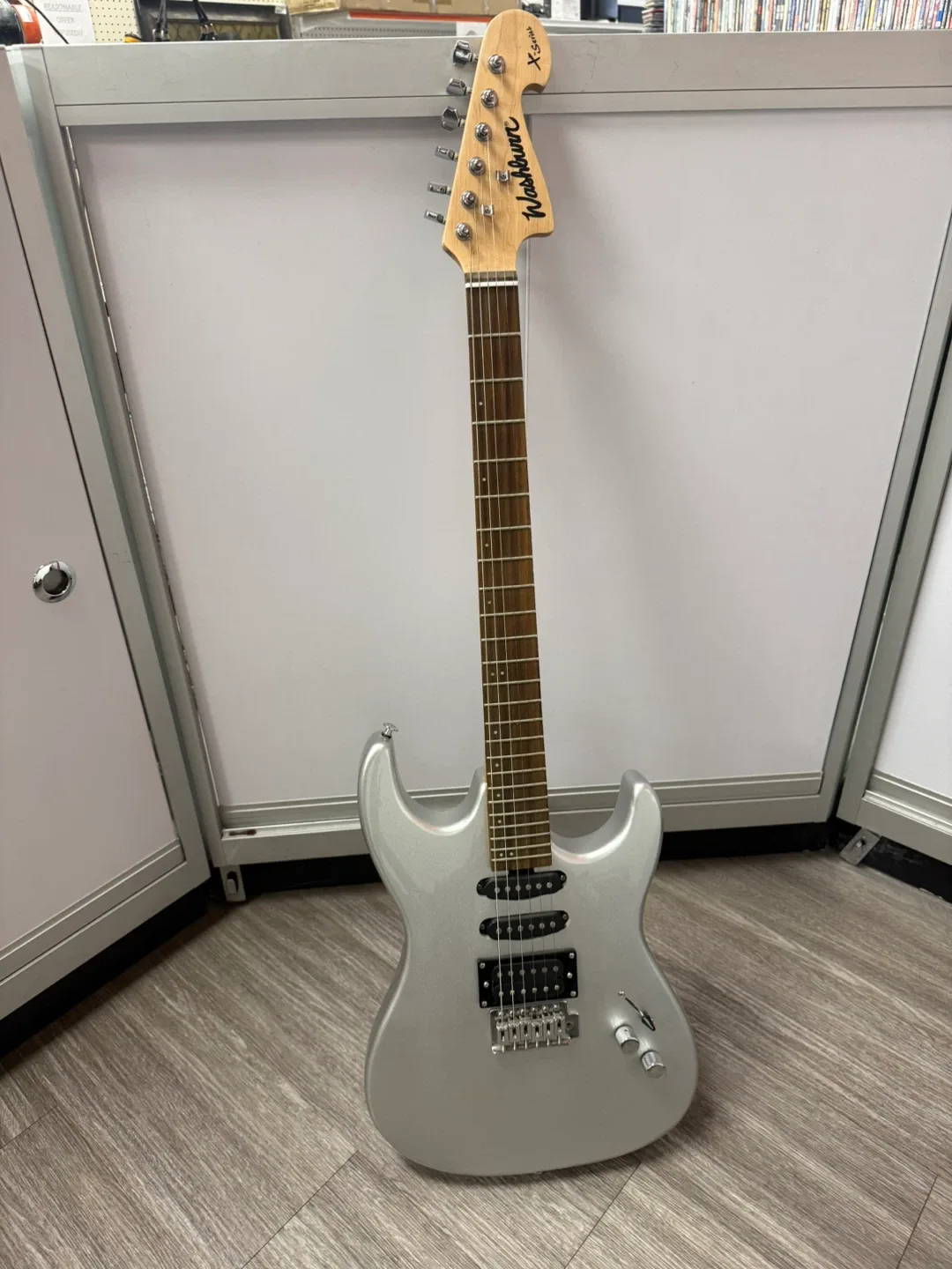 Washburn X-Series Electric Guitar - Silver thumbnail