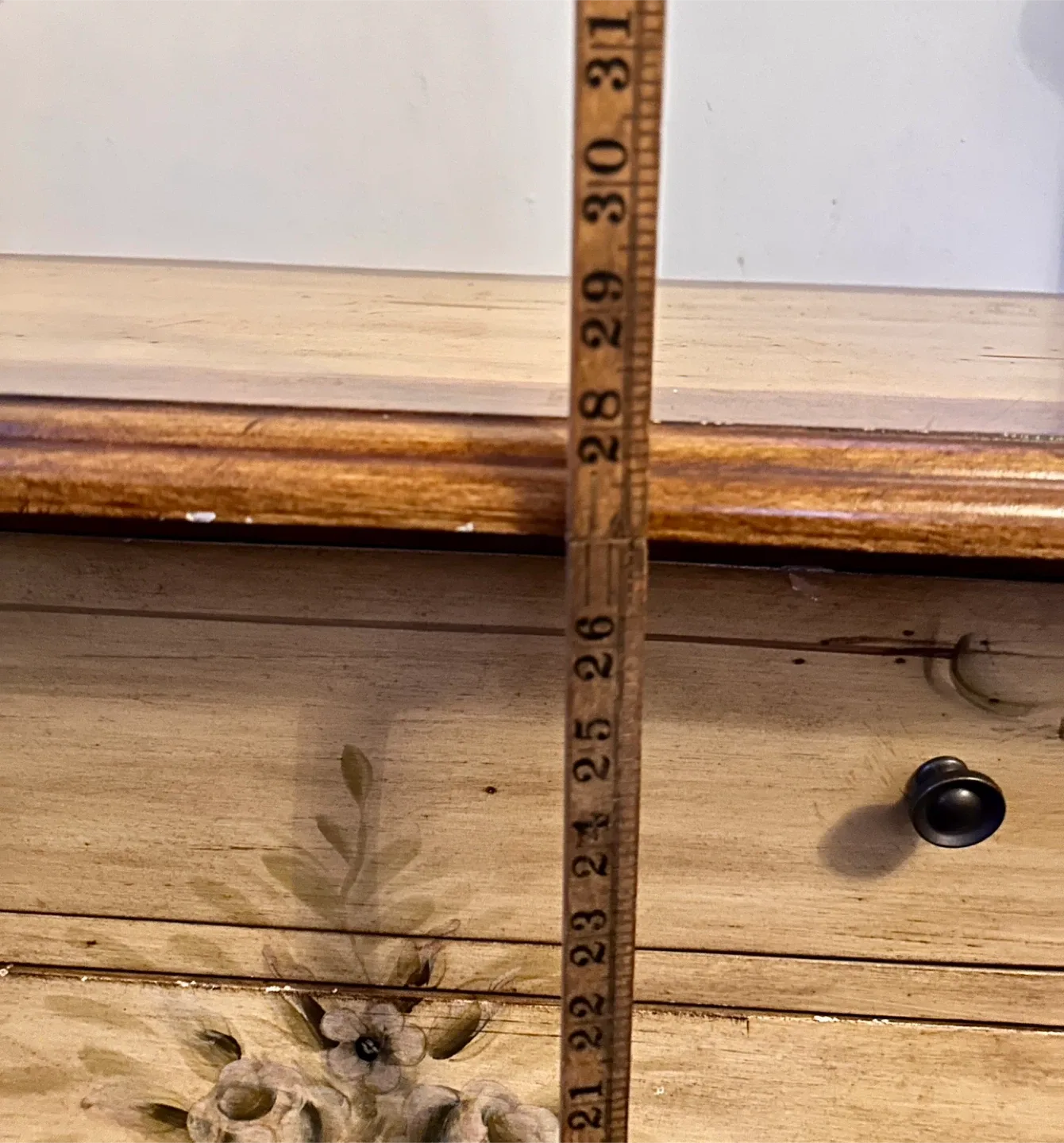 🥕Vintage Solid Wood Bombe | Bombay Dresser Nightstand image indicator(10)