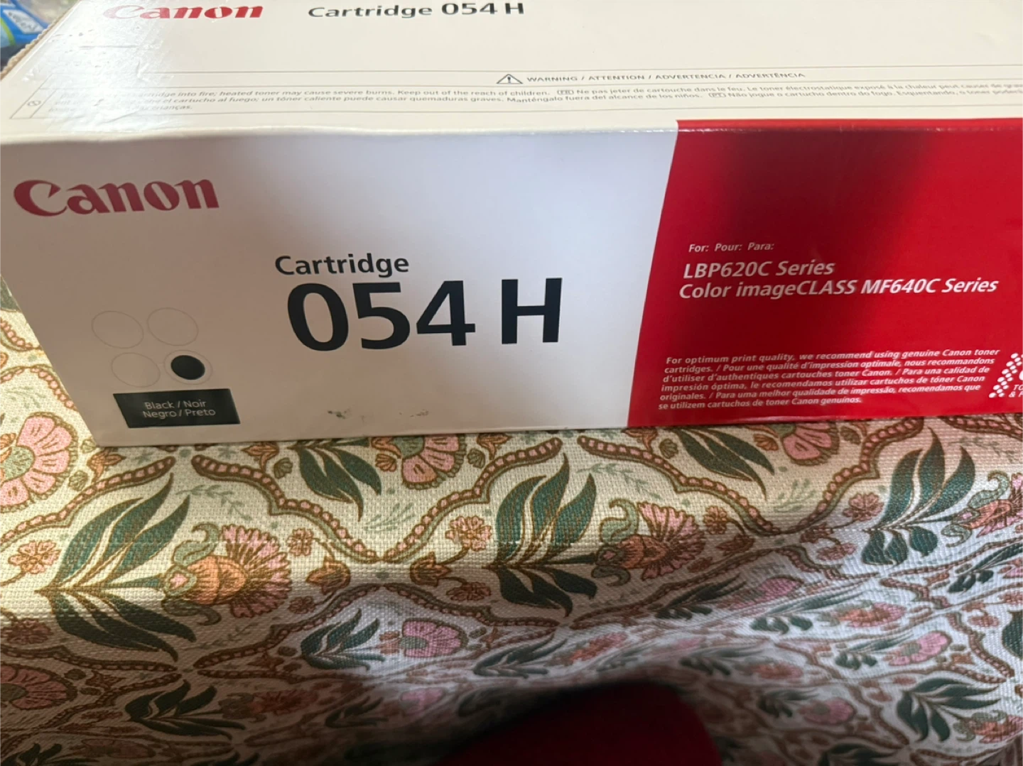 Canon 054H Black High Capacity Toner Cartridge new in box