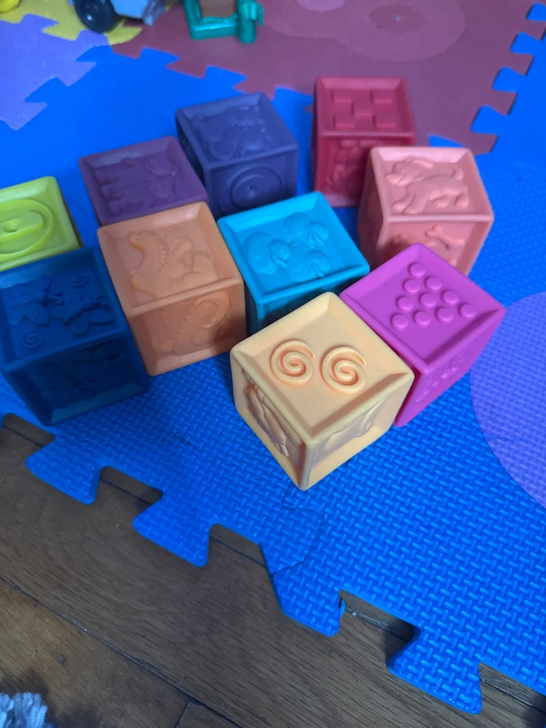 Colorful Baby Building Blocks with Case image indicator(2)