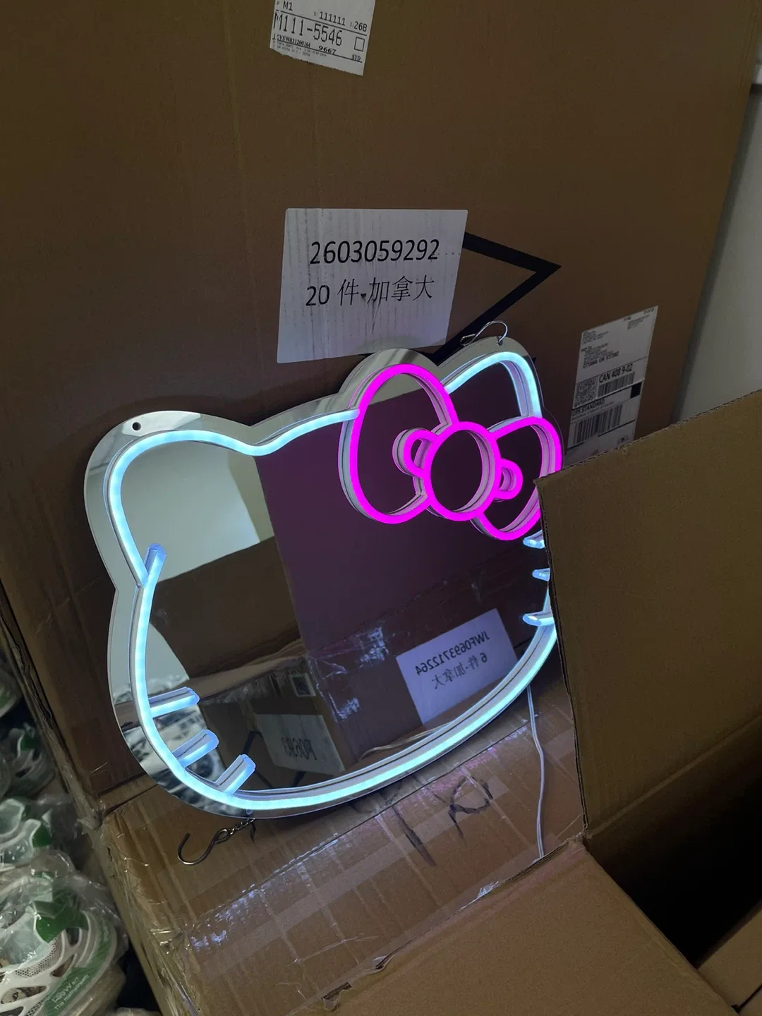 Hello Kitty Neon Mirror - Brand New in Box! image indicator(2)