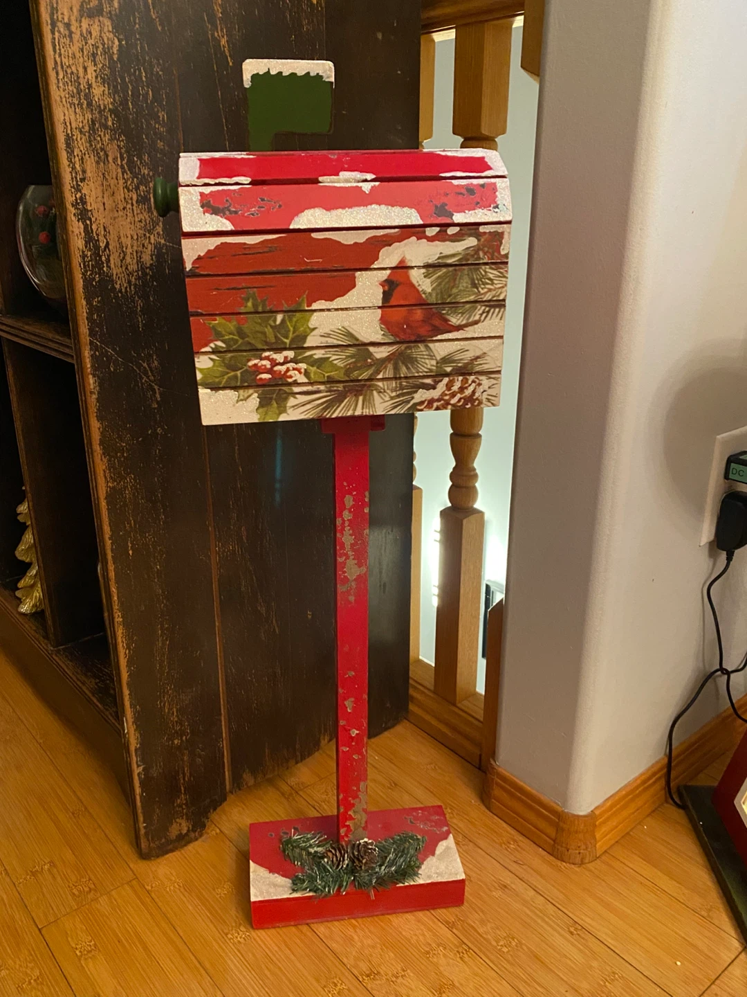 Christmas Mailbox Stand - Seasons Greetings - photo 5