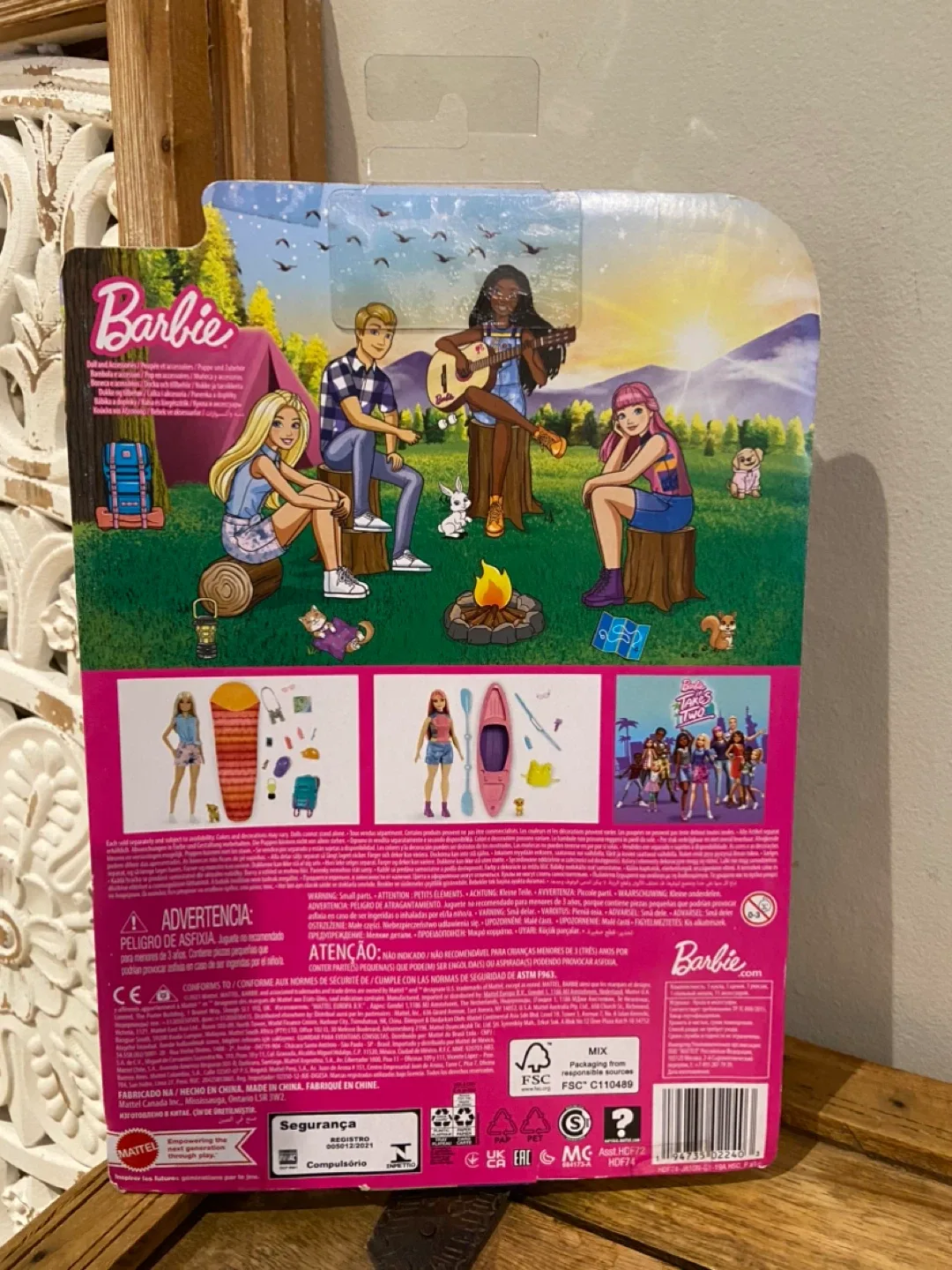 New Barbie It Takes Two Brooklyn Camping Playset image indicator(2)