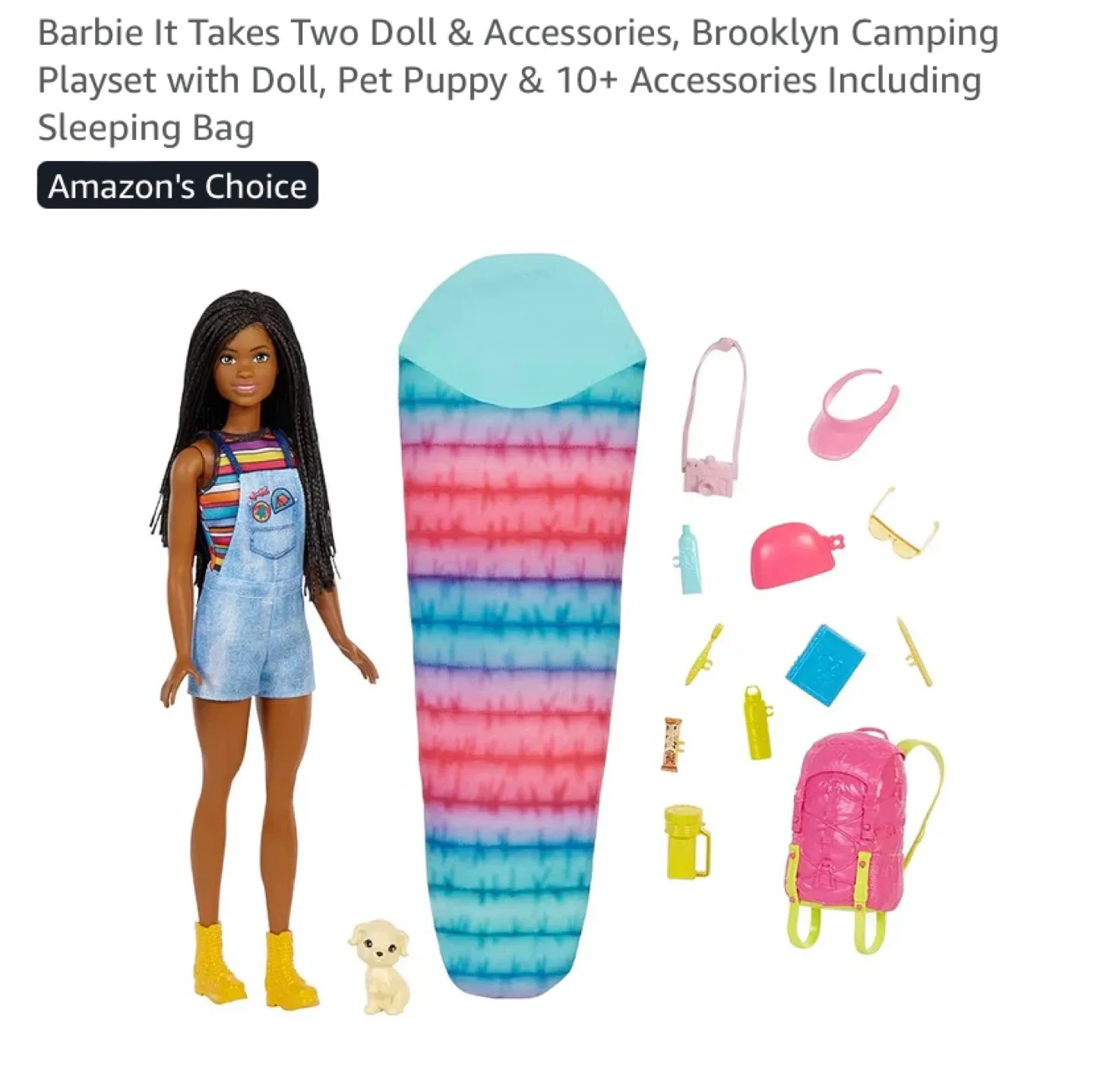New Barbie It Takes Two Brooklyn Camping Playset image indicator(4)