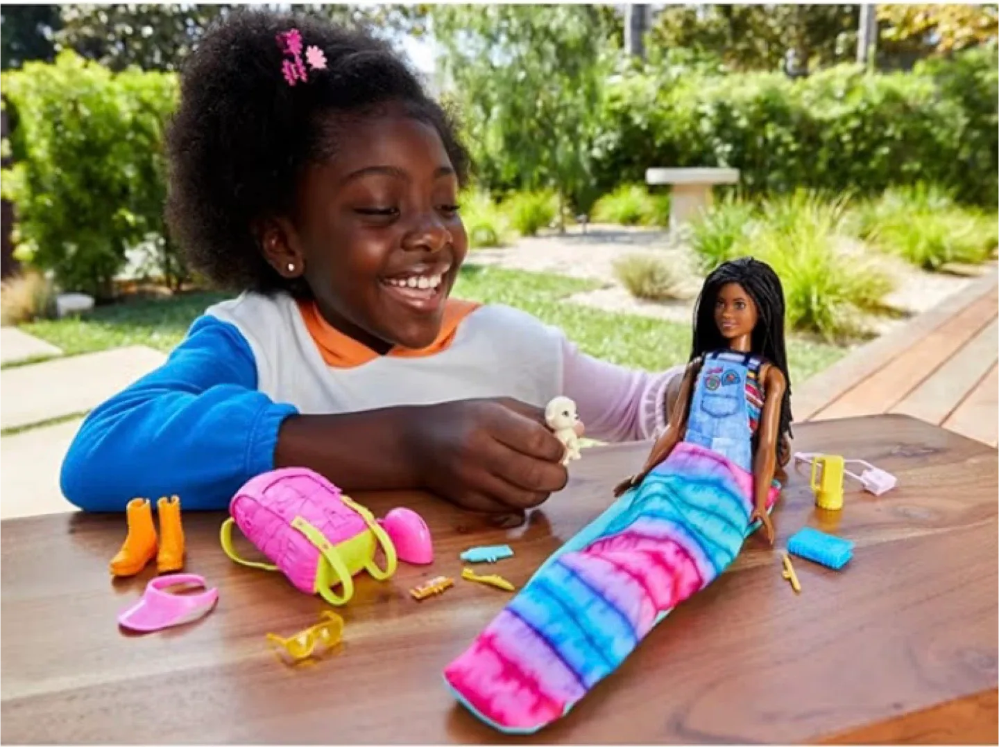 New Barbie It Takes Two Brooklyn Camping Playset image indicator(8)