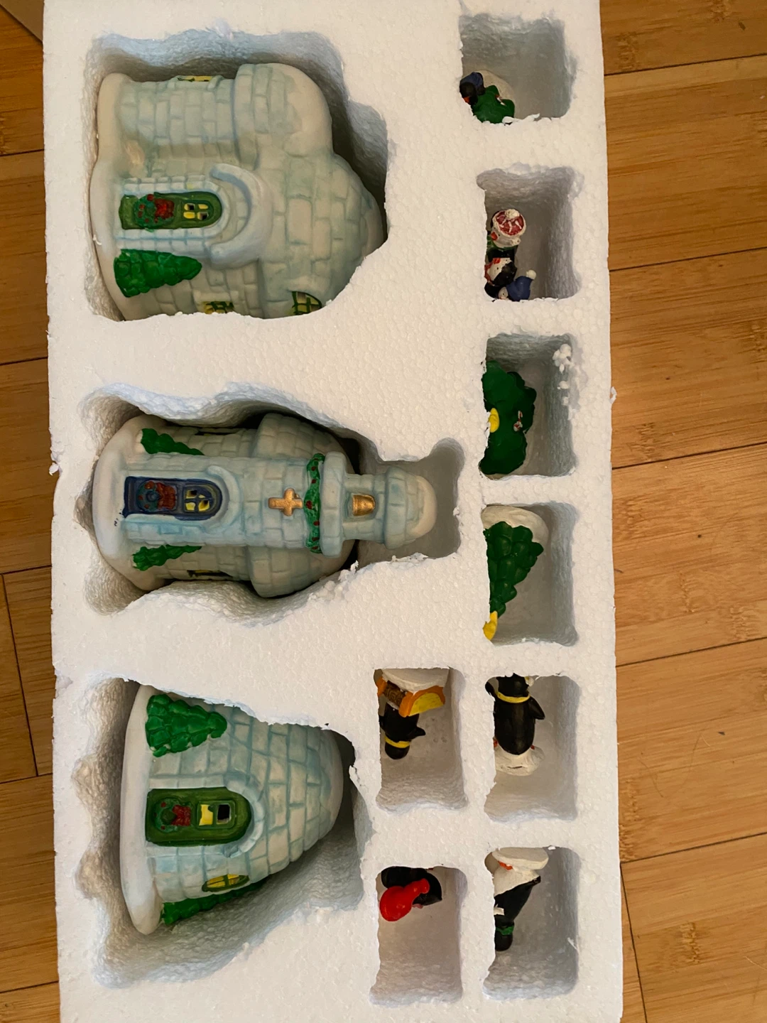 Holiday Time Christmas Porcelain Igloo Set - photo 2