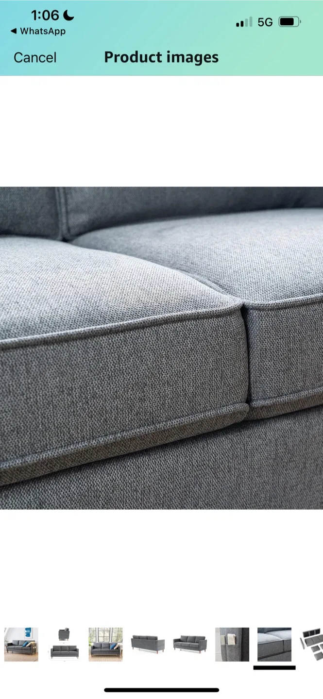 Brand New Mellow HANA Modern Linen Fabric Sofa Couch image indicator(7)