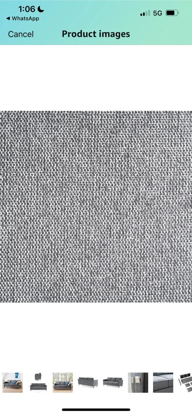 Brand New Mellow HANA Modern Linen Fabric Sofa Couch image indicator(9)