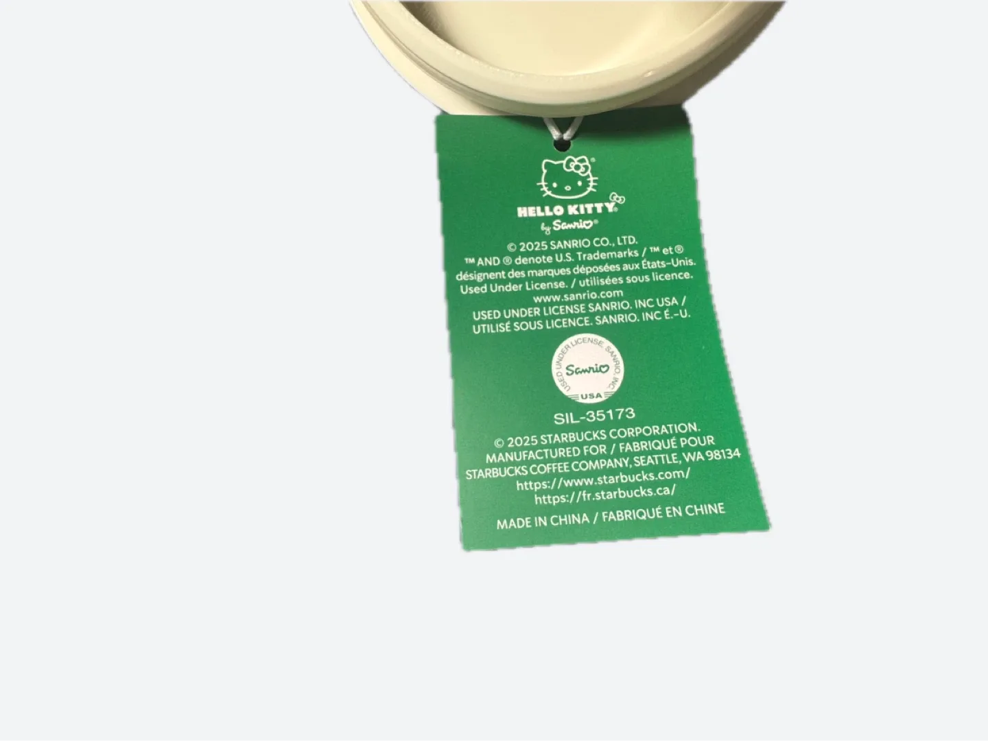 NEW Starbucks x Hello Kitty Tumbler - New with Tag image indicator(3)