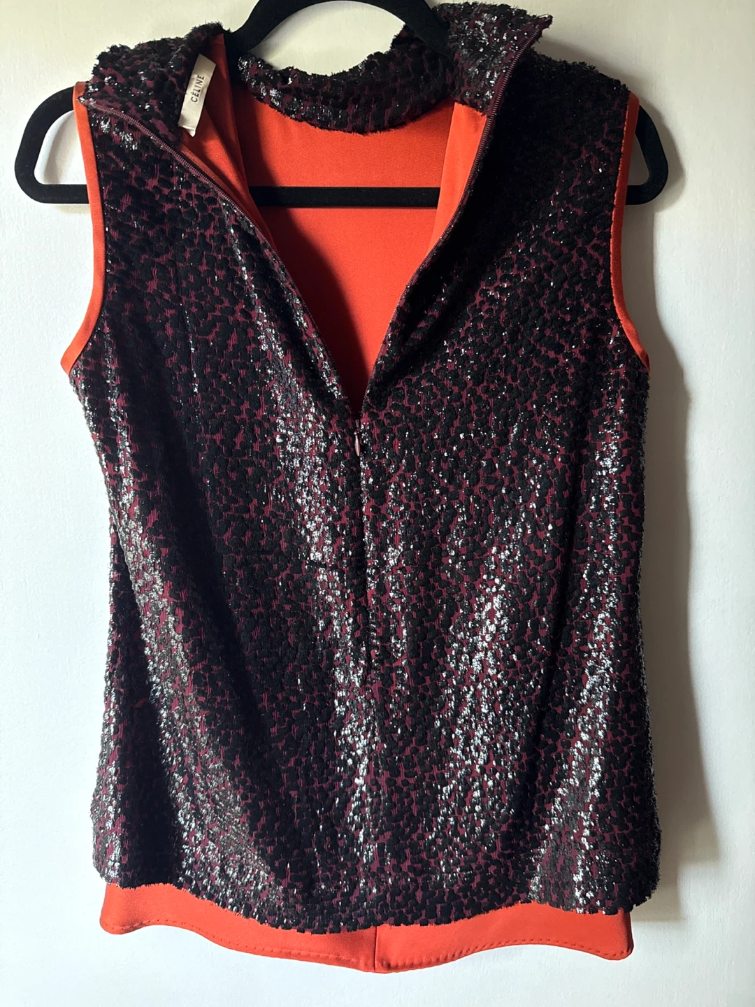 Celine Sleeveless Sequin Top - photo 3
