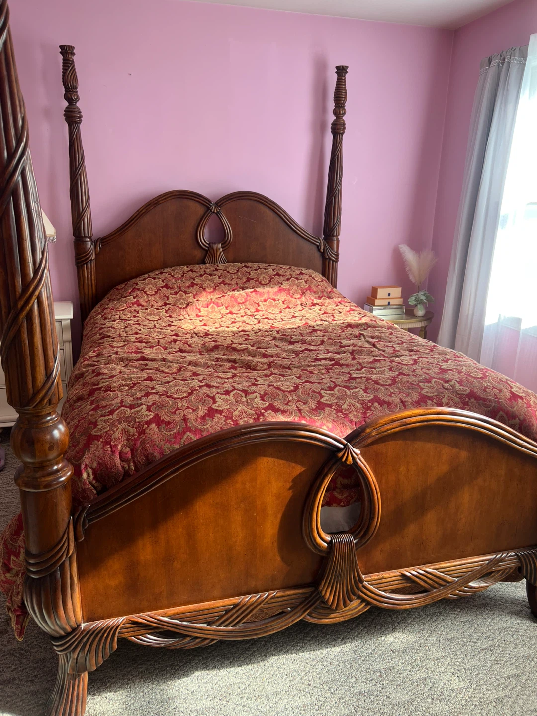 Bedroom Set - Dresser, Nightstands, Armoire, Bed Frame