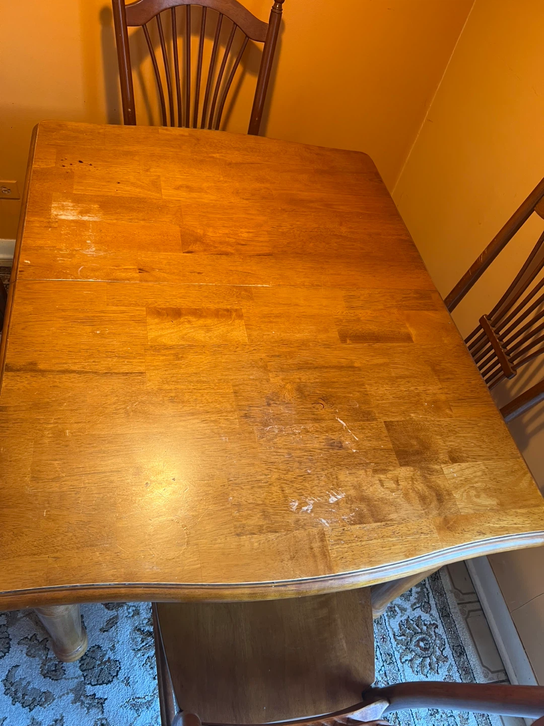 Wooden Dining Table with 6 chairs - photo 2