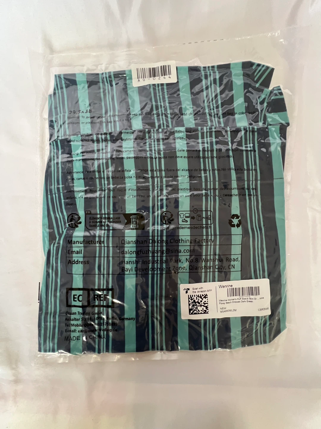 Wenrine Puff Sleeve Mini Dress Size M - photo 2