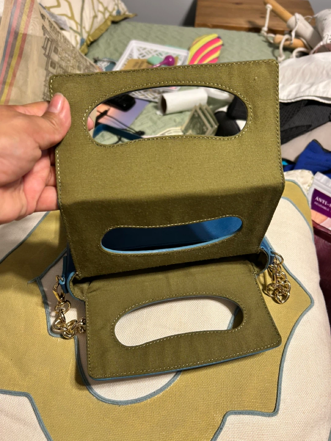Kate Spade Blue Leather Satchel - photo 4