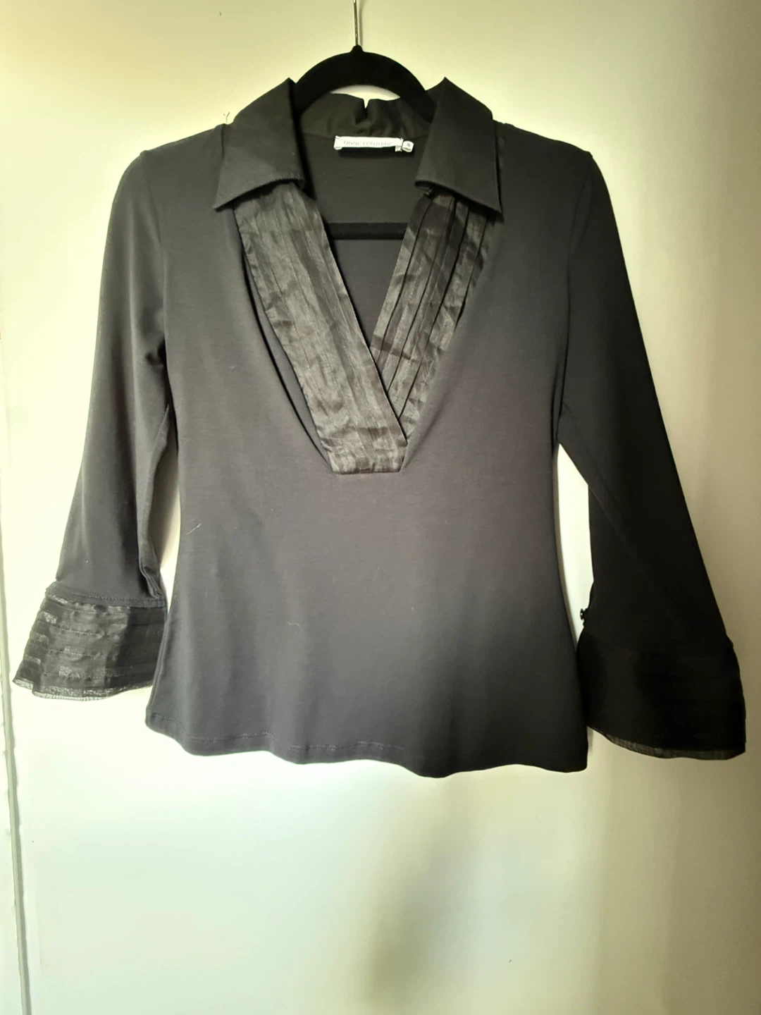 Anne Fontaine Black Blouse - Size S - photo 2