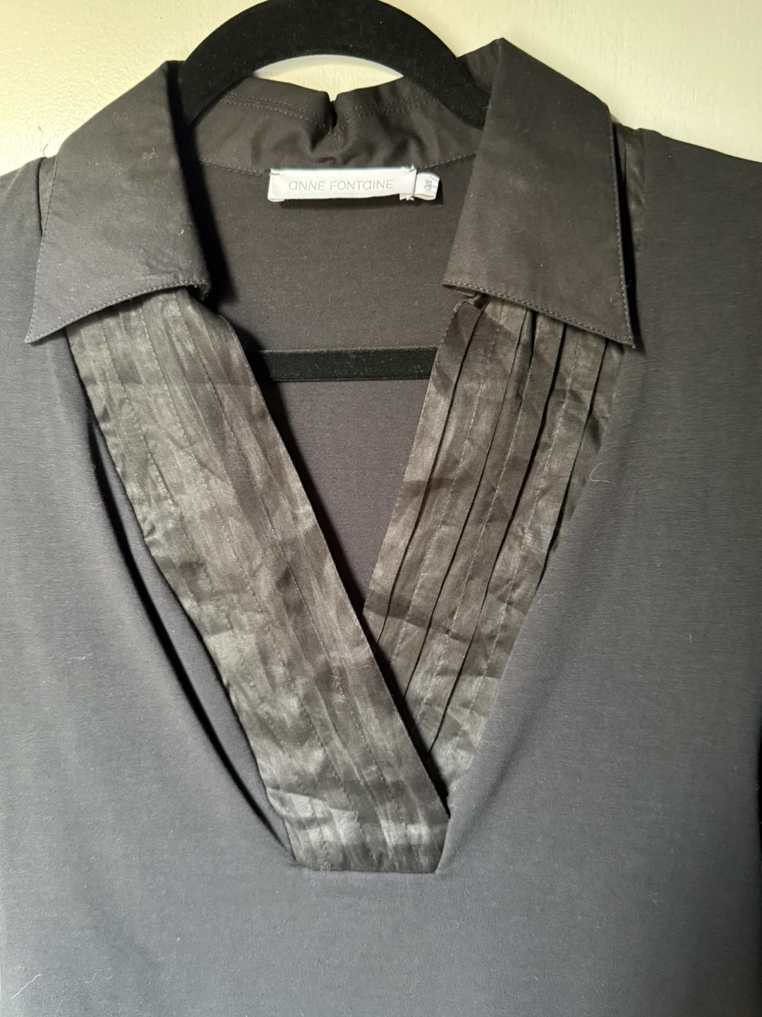 Anne Fontaine Black Blouse - Size S