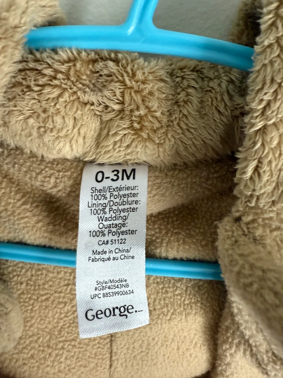 George 0-3M Baby Snowsuit image indicator(4)