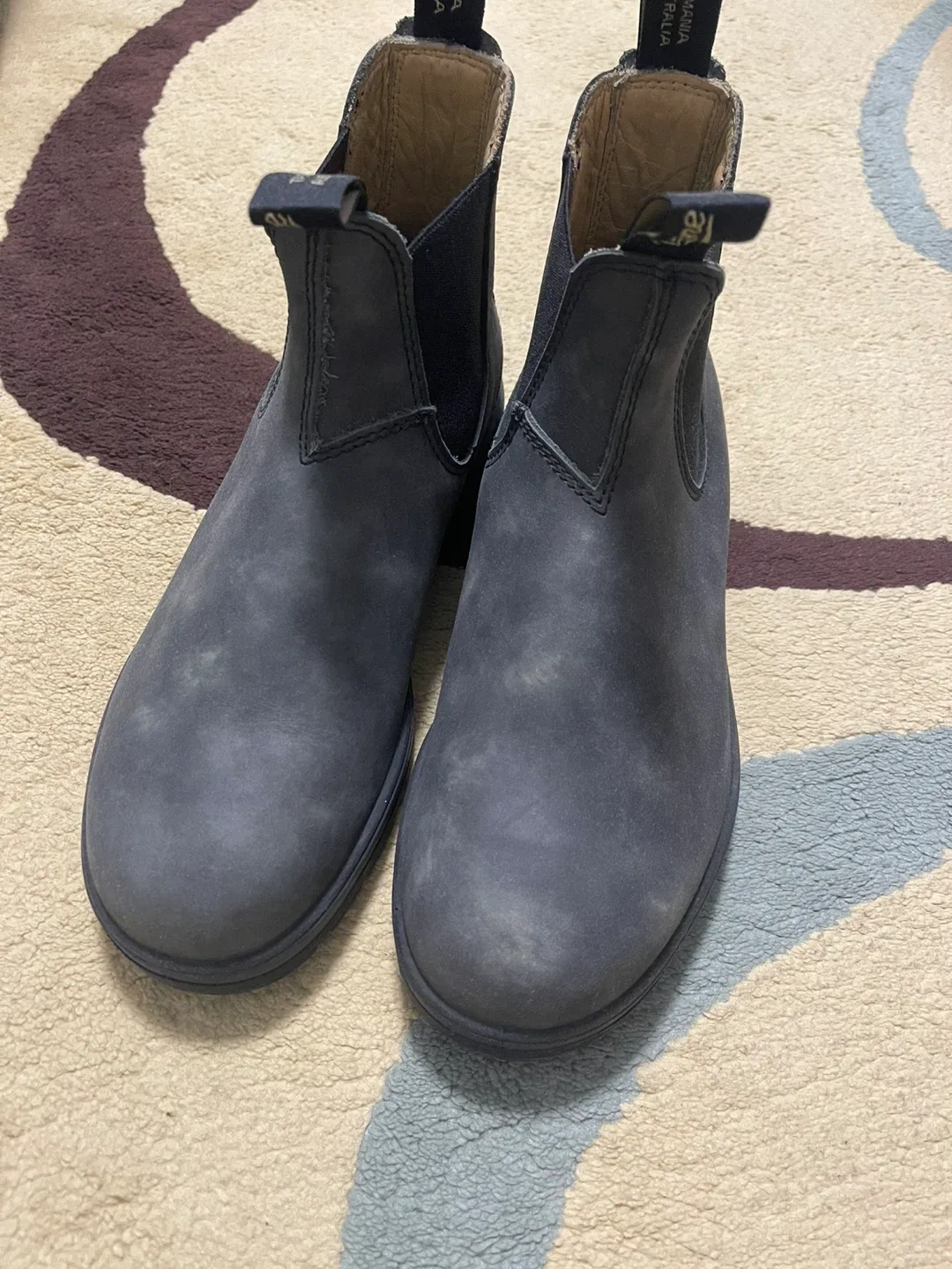 Blundstone 587 Rustic Black Leather Boots Size 7 image indicator(2)