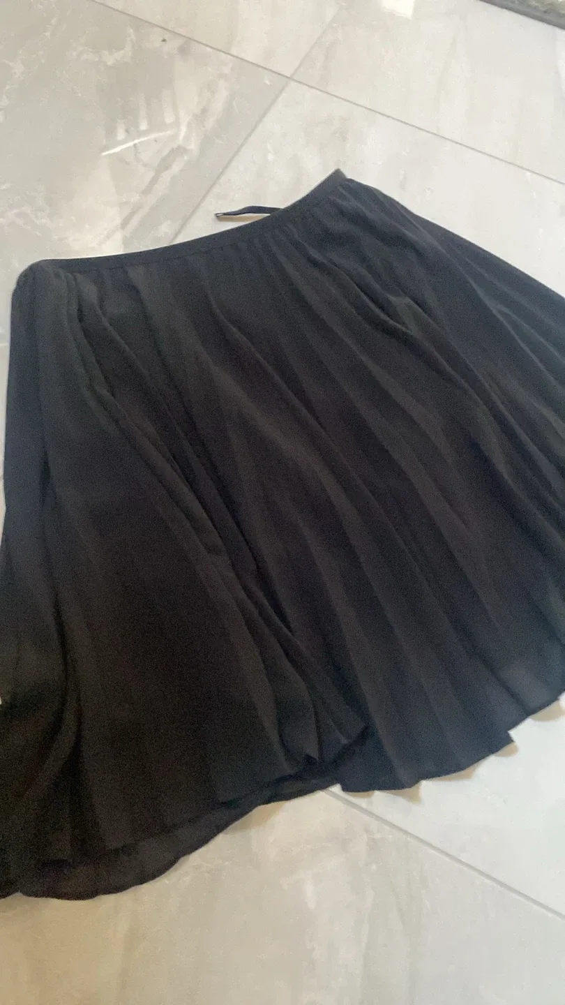 Babaton Black Pleated Skirt - Size M image indicator(2)