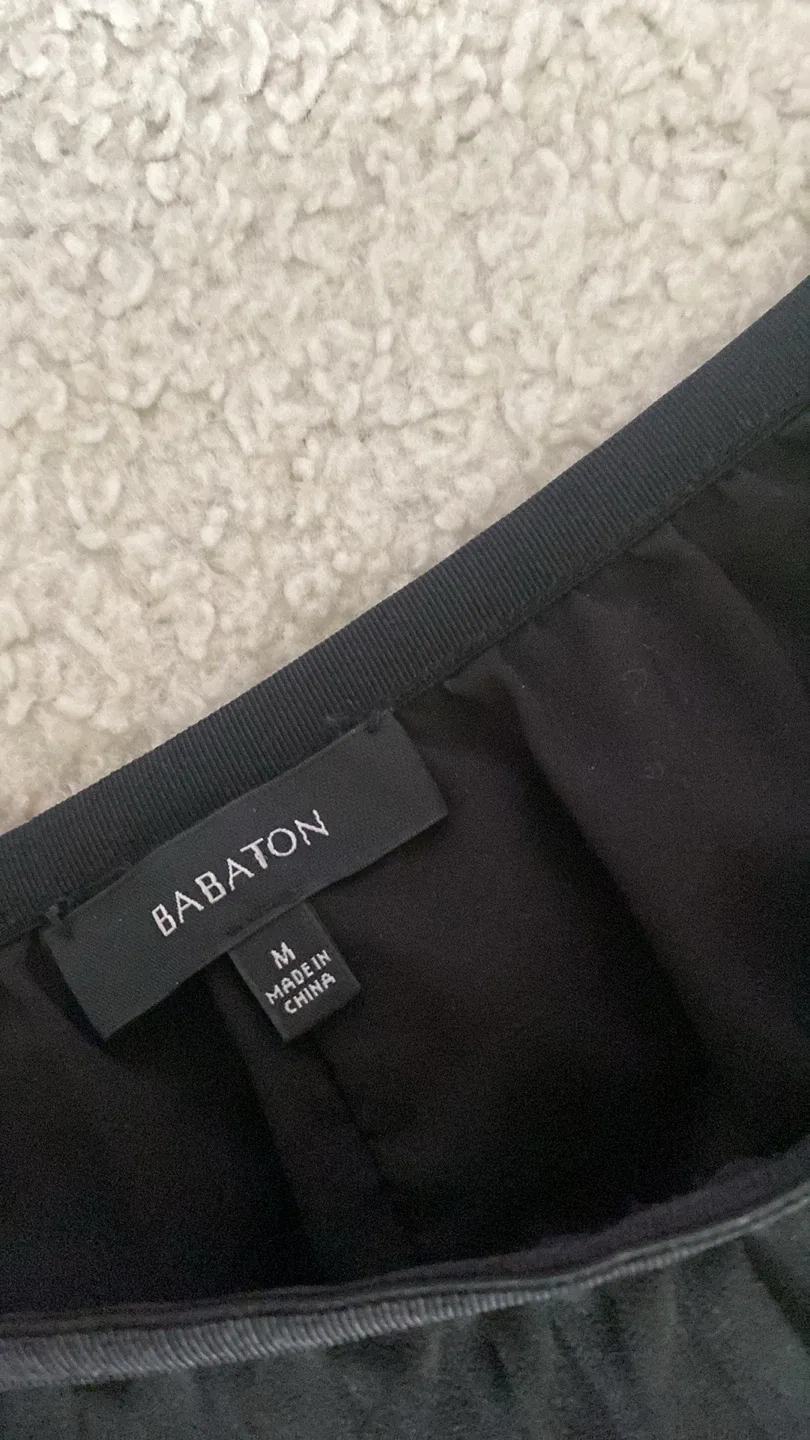 Babaton Black Pleated Skirt - Size M image indicator(3)