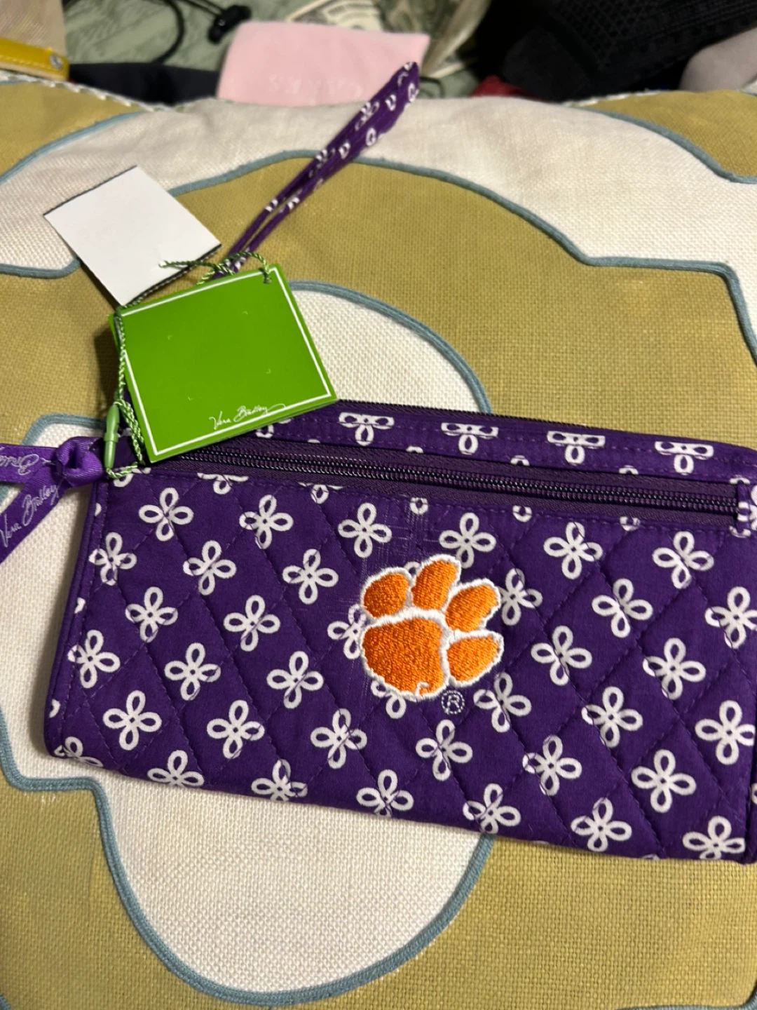 Vera Bradley Clemson Wristlet Purple - photo 3
