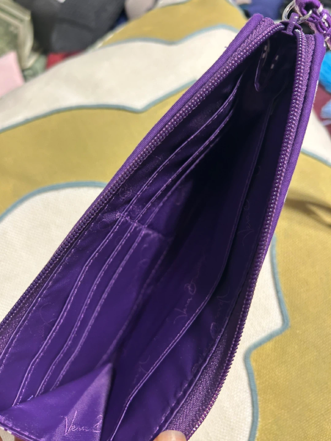Vera Bradley Clemson Wristlet Purple - photo 4