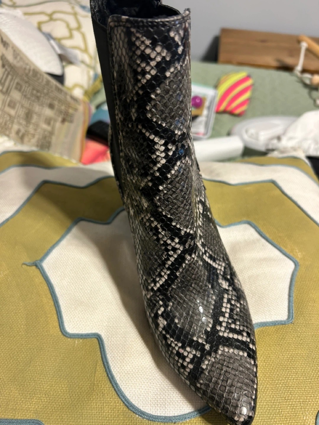 Steve Madden Snakeskin Ankle Booties - photo 5