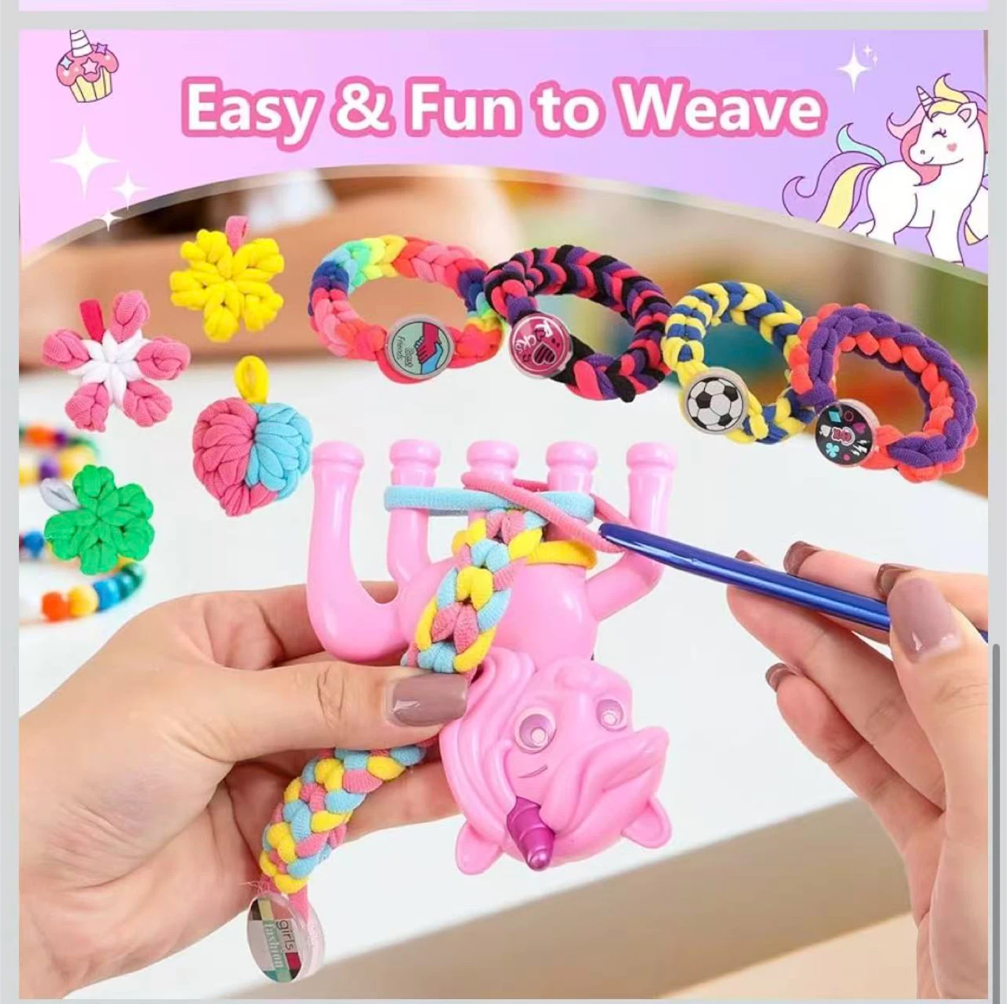 DIY Unicorn Bracelet Making Kit - New! - photo 4