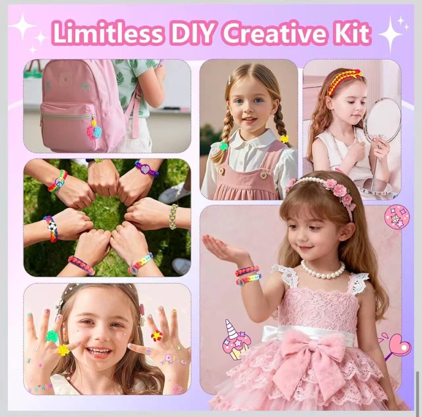 DIY Unicorn Bracelet Making Kit - New! - photo 5