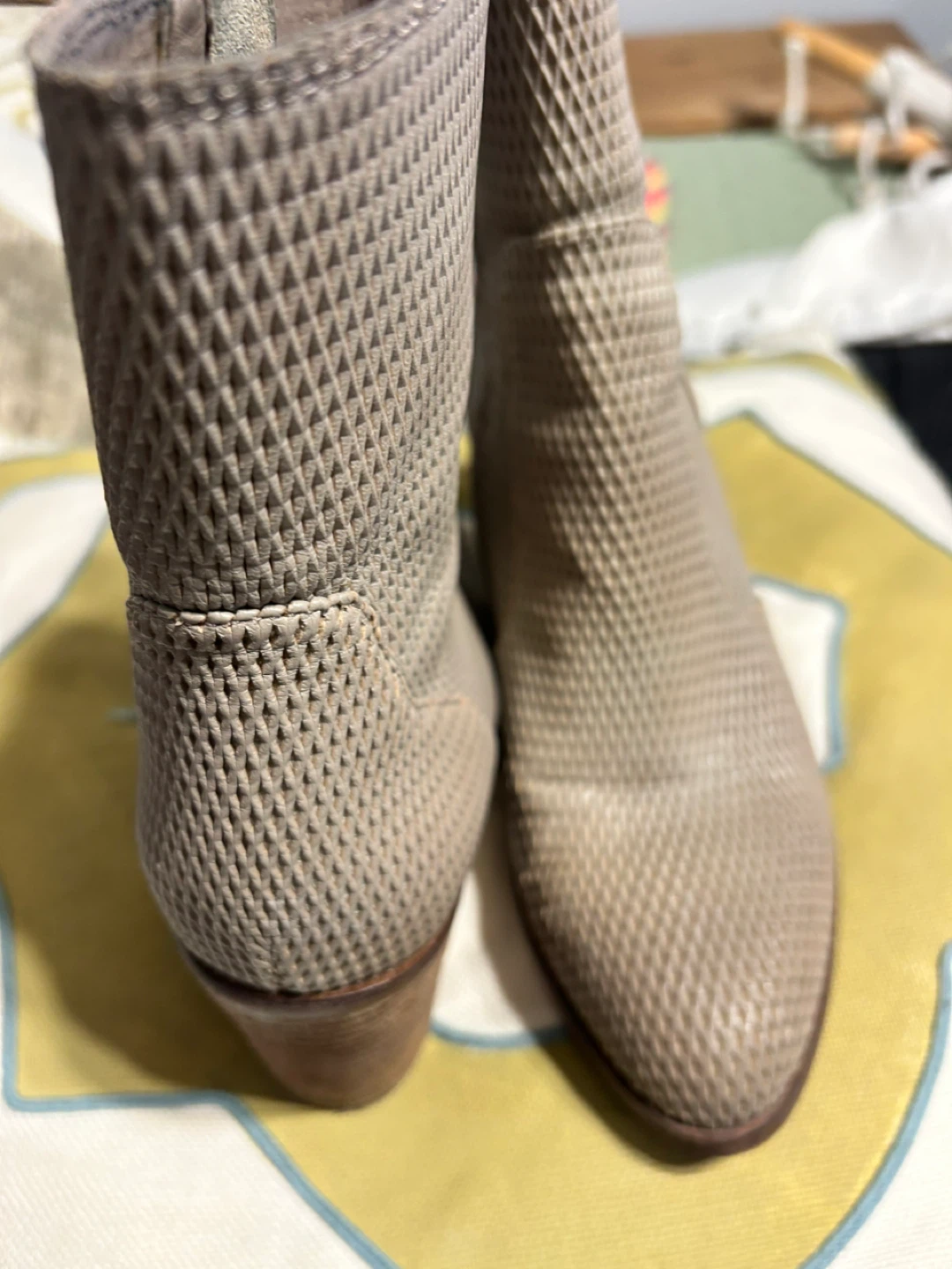 Hinge Taupe Ankle Boots