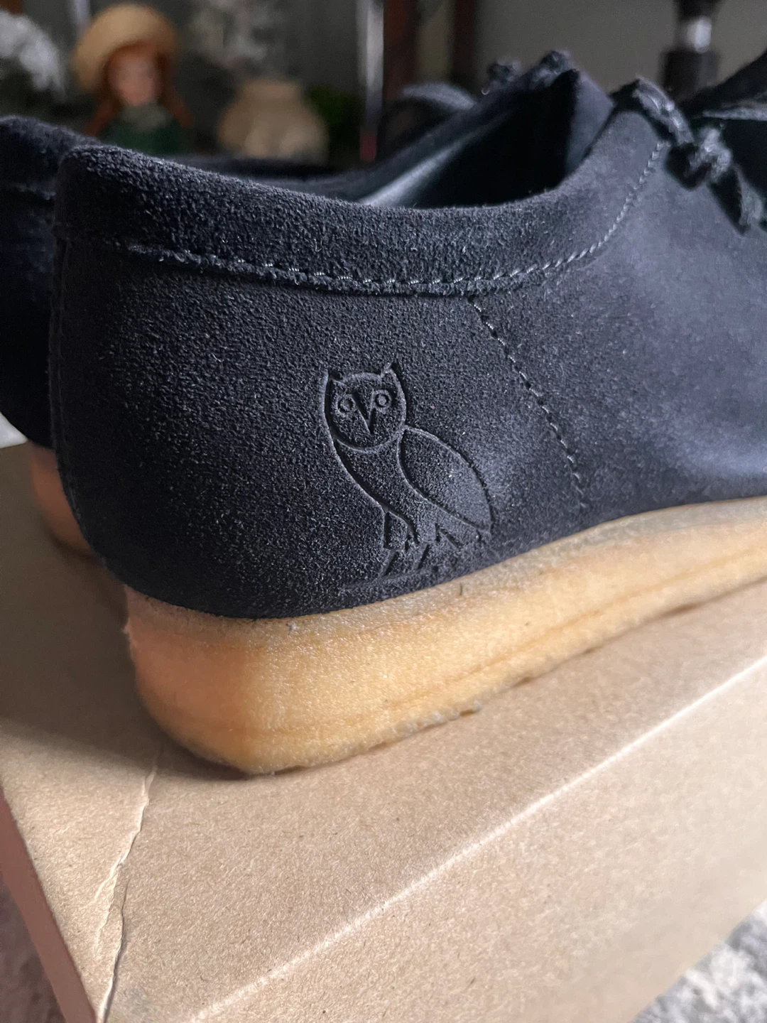 Wallabee OVO Black Suede Size 11M - photo 5