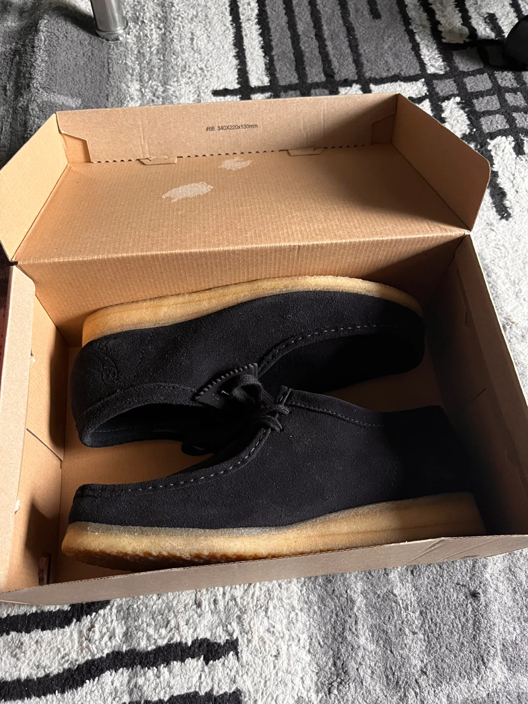 Wallabee OVO Black Suede Size 11M - photo 3