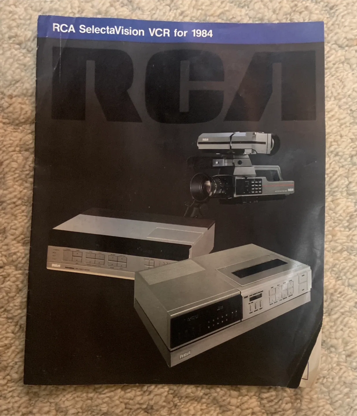 RCA SelectaVision VCR & Video Camera image indicator(3)