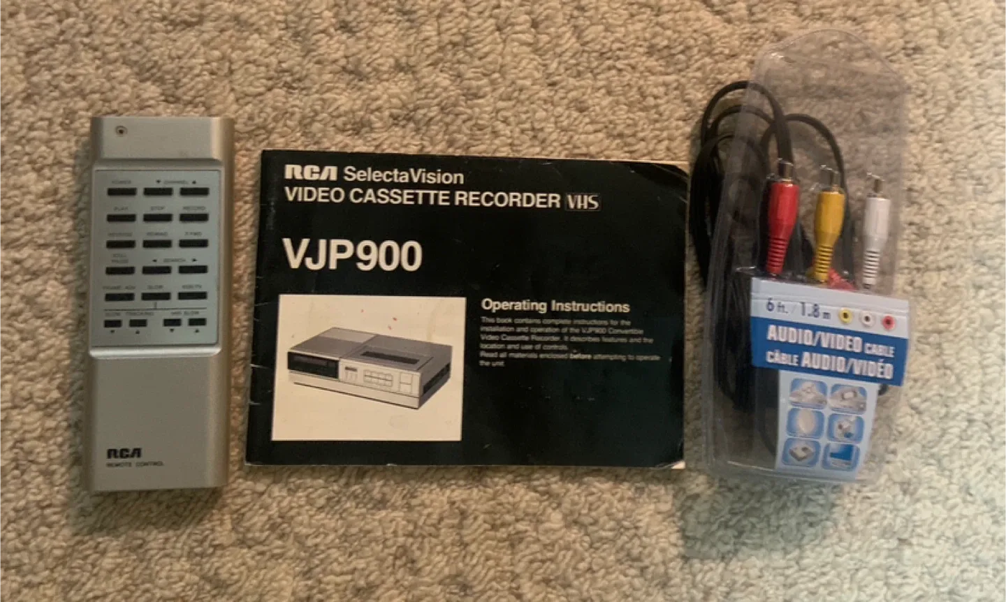 RCA SelectaVision VCR & Video Camera image indicator(4)