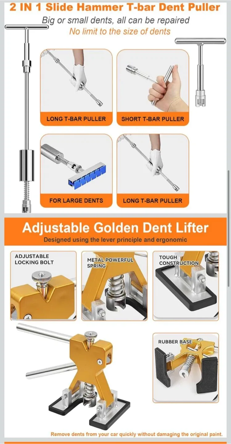 97PCS Professional Paintless Dent Removal Tools Kit image indicator(3)