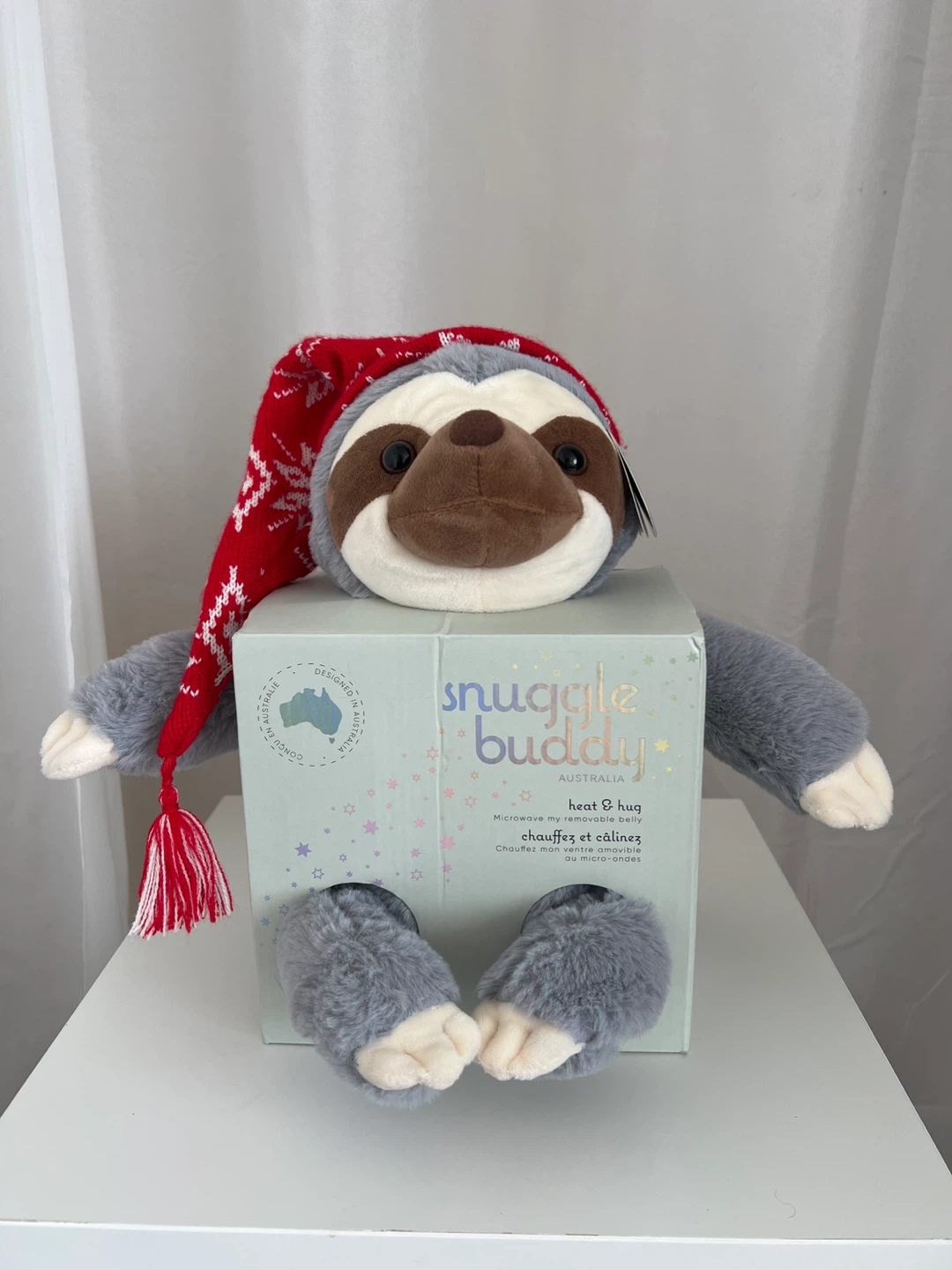 Snuggle Buddy Sloth Heat & Hug Plush