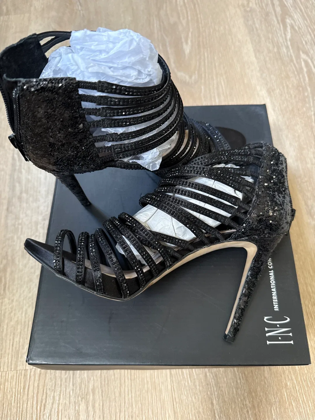 INC International Concepts Black Heels image indicator(2)