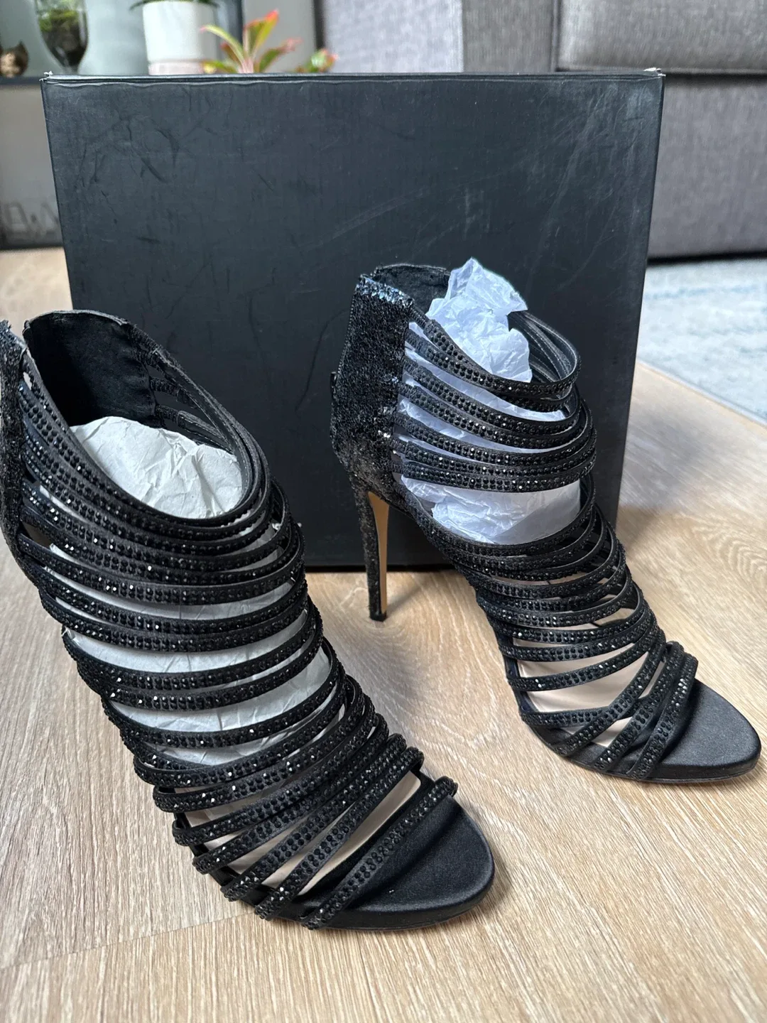 INC International Concepts Black Heels image indicator(3)