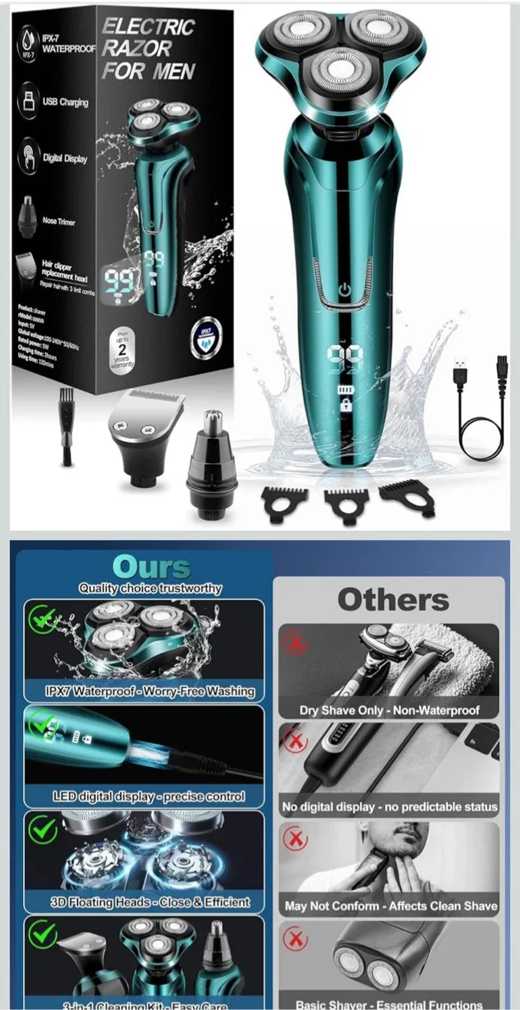 Electric Razor for Men image indicator(3)