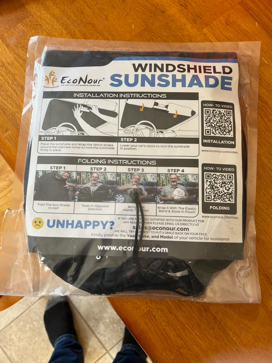 EcoNour Windshield Sunshade - New in Package