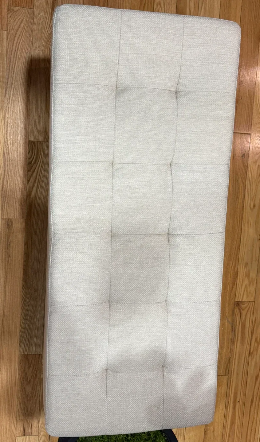 Storage Ottoman Bench - Oatmeal Fabric image indicator(5)