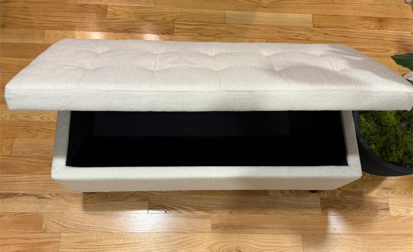 Storage Ottoman Bench - Oatmeal Fabric image indicator(9)