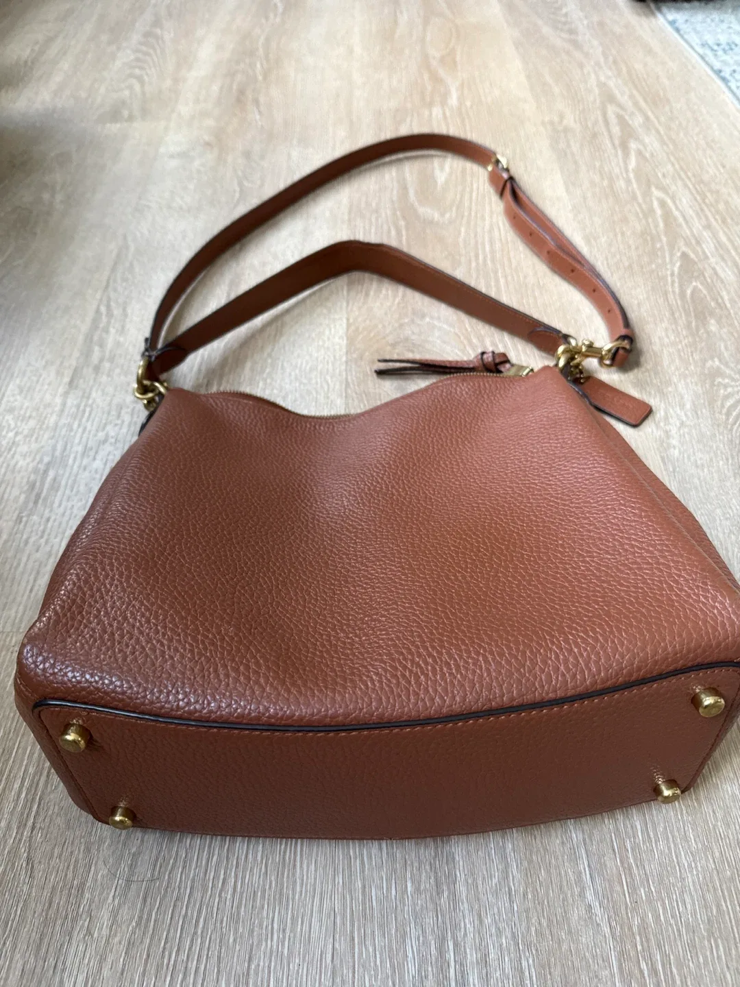Coach Leather Hobo Bag - Brown image indicator(2)