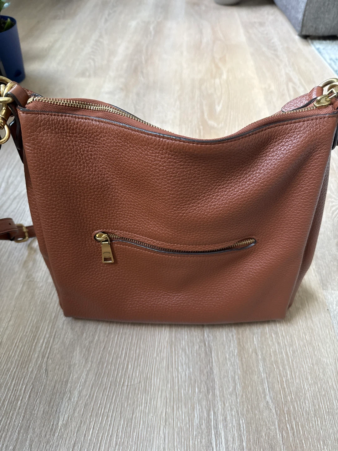 Coach Leather Hobo Bag - Brown - photo 3