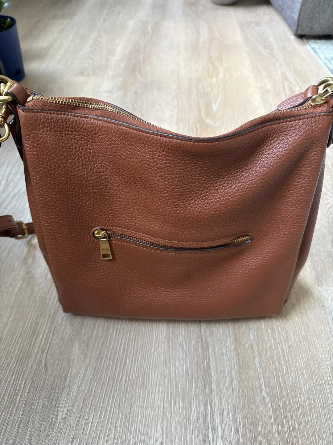 Coach Leather Hobo Bag - Brown image indicator(3)