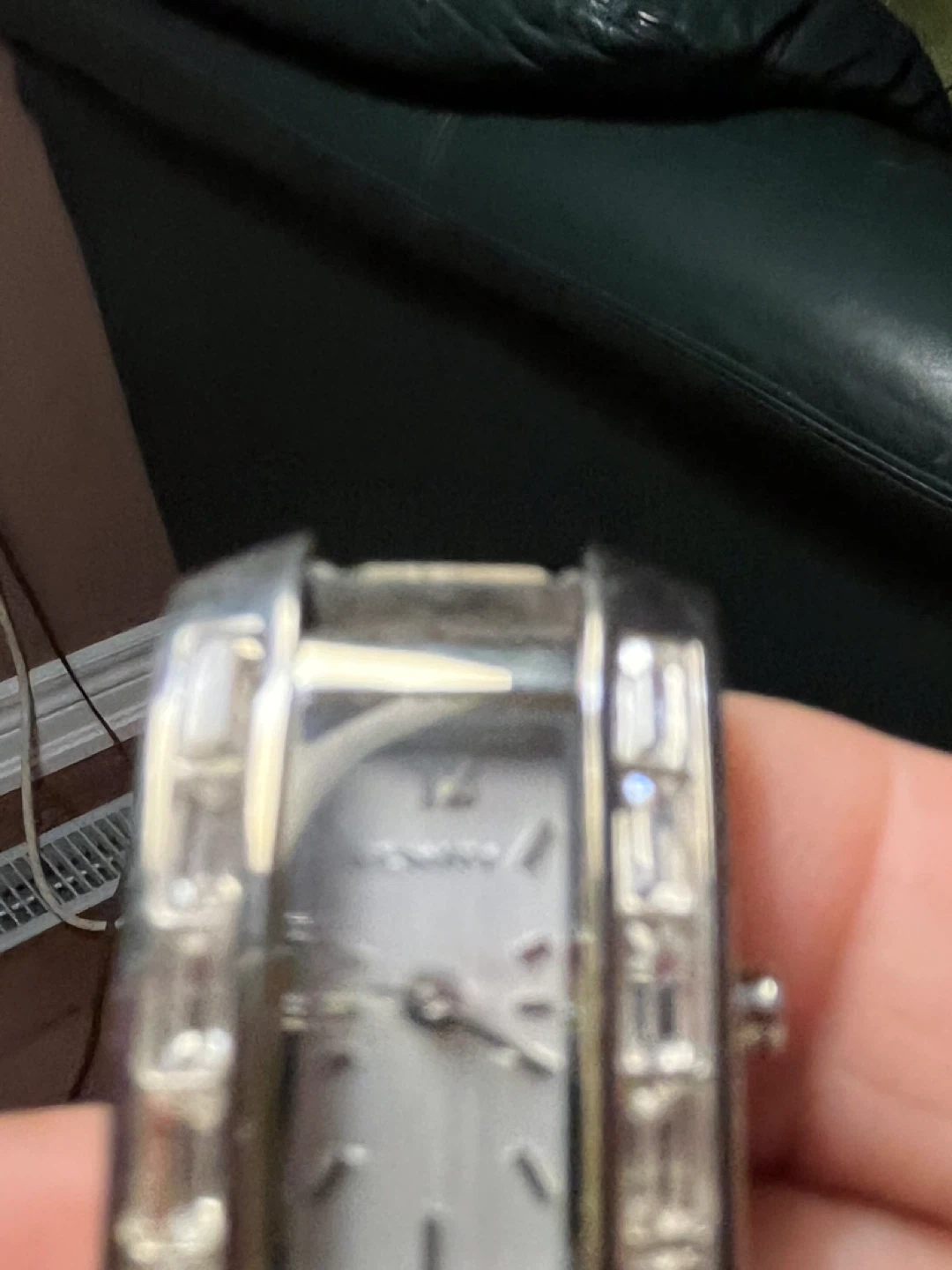 DKNY SILVER CRYSTAL WATCH