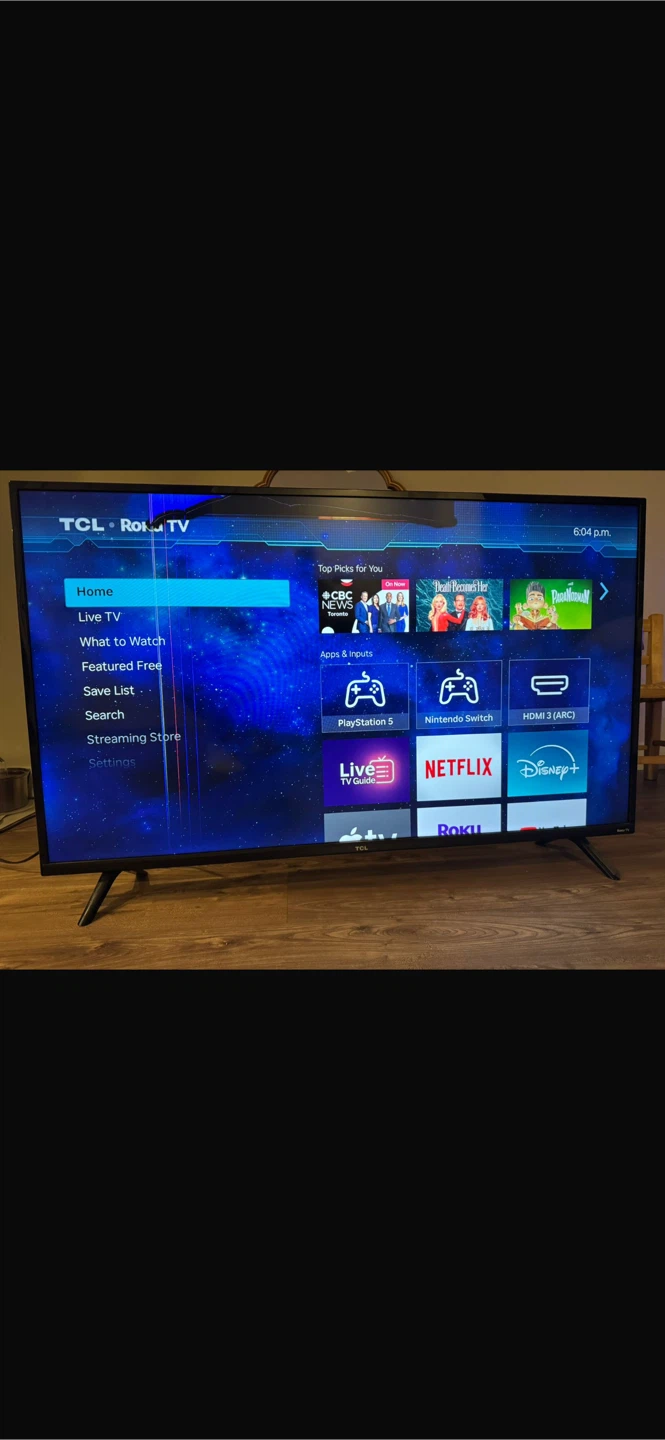 TCL Roku TV 50”