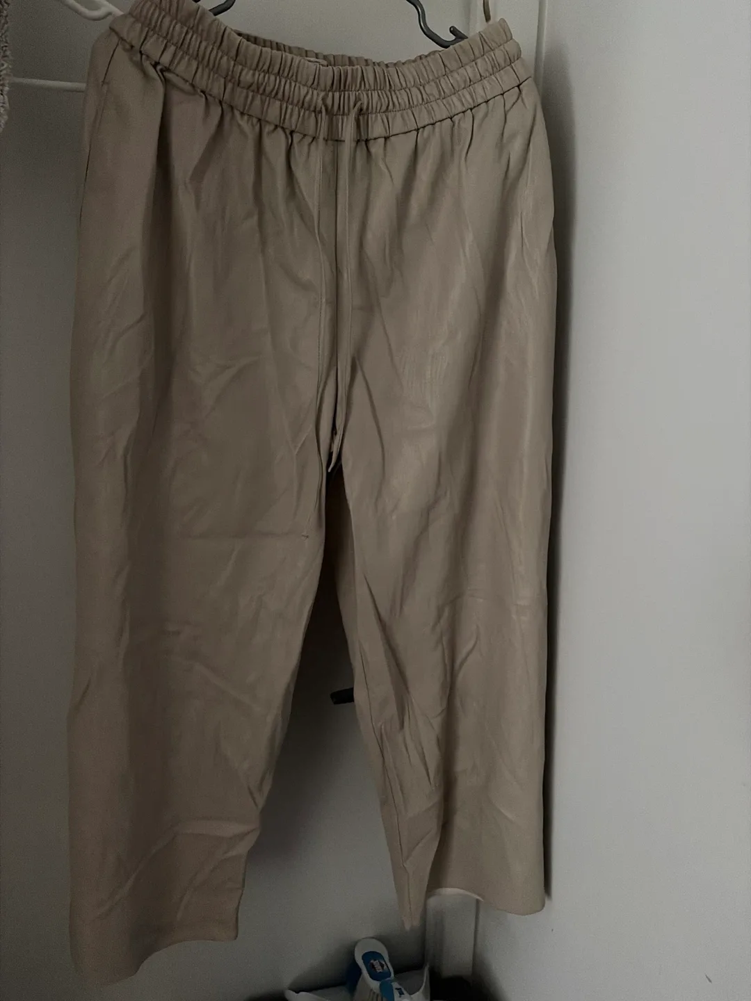 Weekend MaxMara Faux Leather Pants, Size 14 image indicator(2)