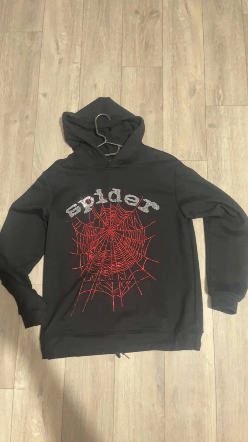 Black Spider Web Hoodie