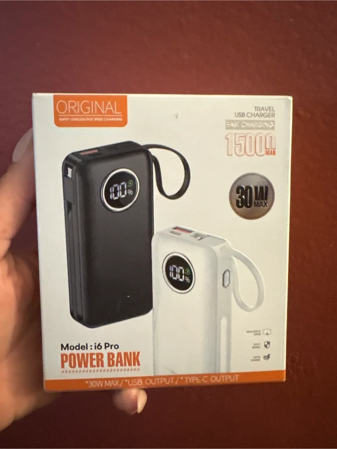 🥕 New i6 Pro 15000mAh Power Bank -Fast charger 🥕 thumbnail